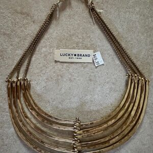 Lucky Brand Gold Statement Necklace